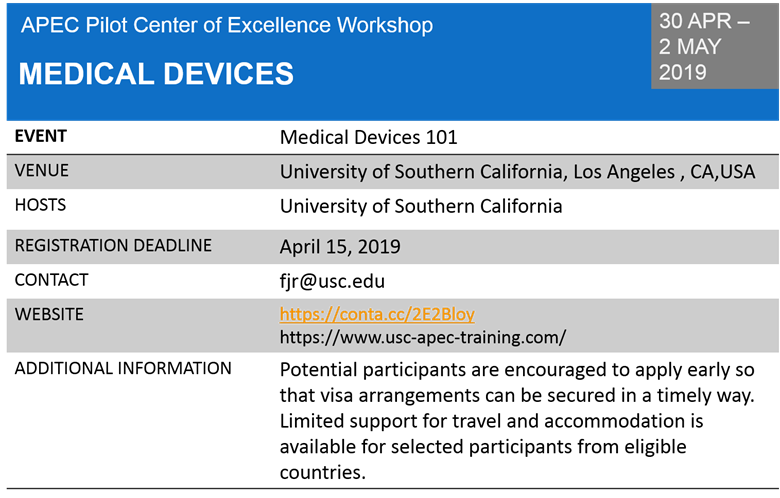 Medical Device Training by USC